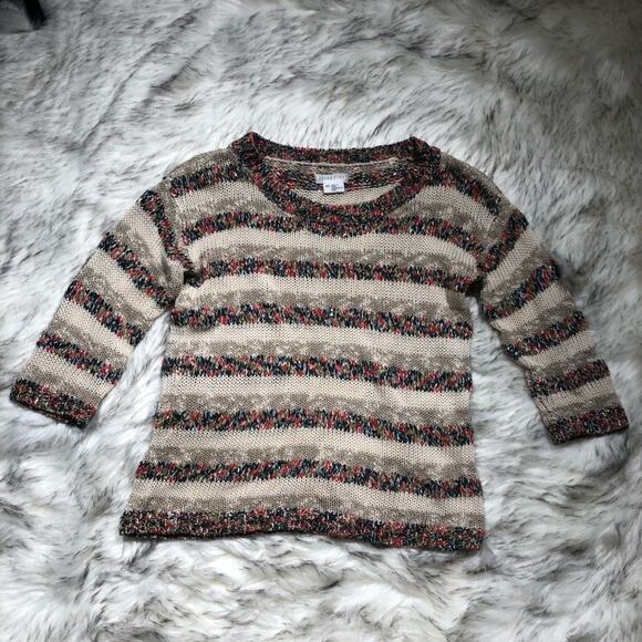 Urban Outfitters Cooperative Colorful Multicolor Striped Knit Sweater XS - Picture 2 of 6